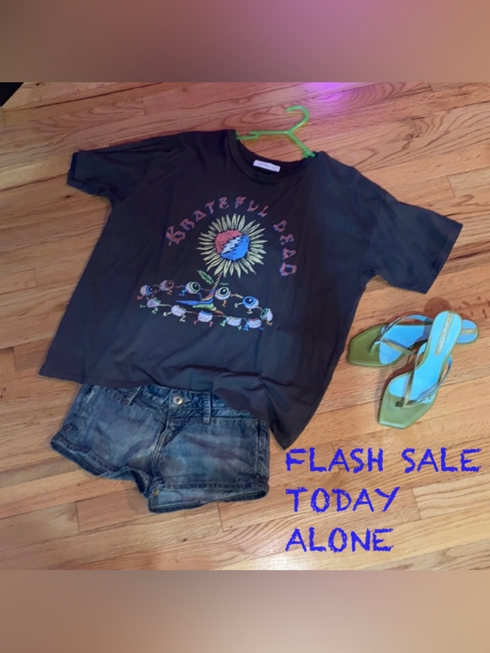 ♠️🌹DAYDREAMER🌹🖤WORN TWICE🖤🌹GRATEFUL DEAD TEE🌹🖤SIZE MEDIUM🖤🌹